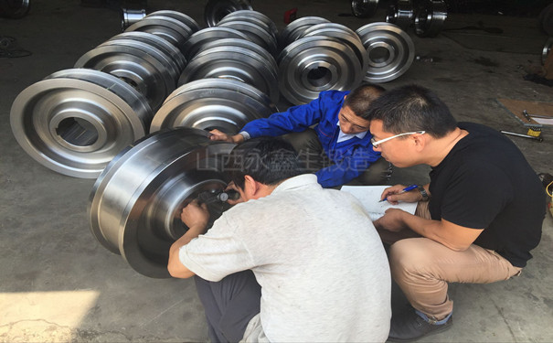 檢測(cè)重型車輪鍛件